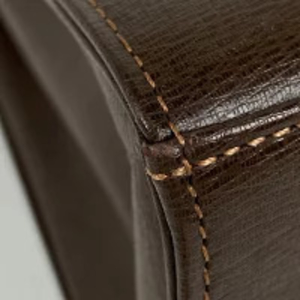Burberry handbag tote bag leather brown